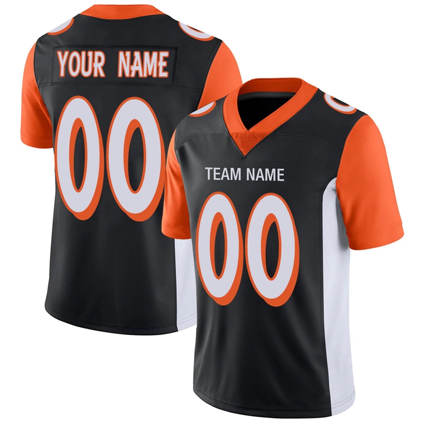 Custom C.Bengals Black Personalized Design Your Own Name and Number for Men Women Youth Footbal Jerseys