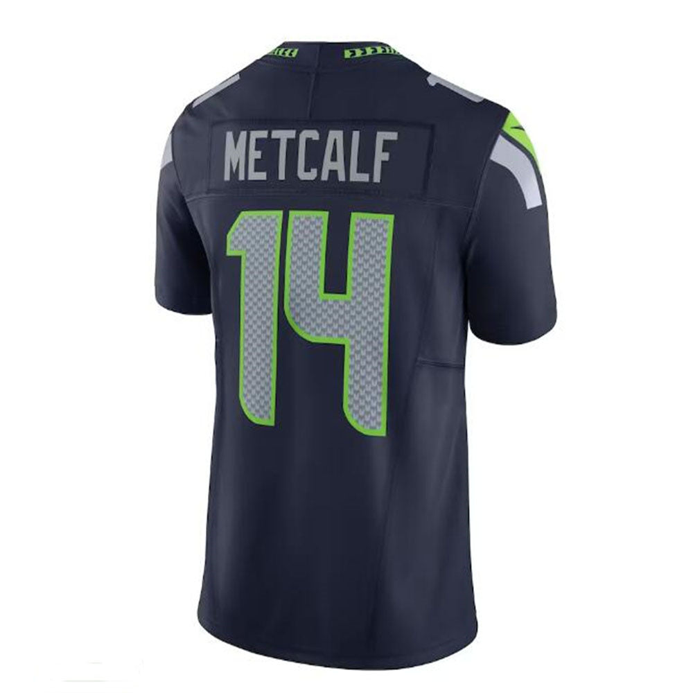 S.Seahawks #14 DK Metcalf Vapor F.U.S.E. Limited Jersey - College Navy Stitched American Football Jerseys