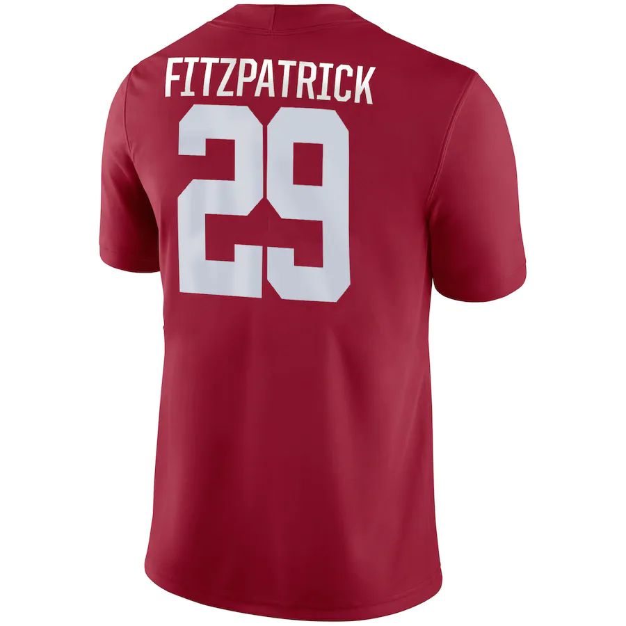 A.Crimson Tide #29 Minkah Fitzpatrick Game Jersey Stitched American College Jerseys