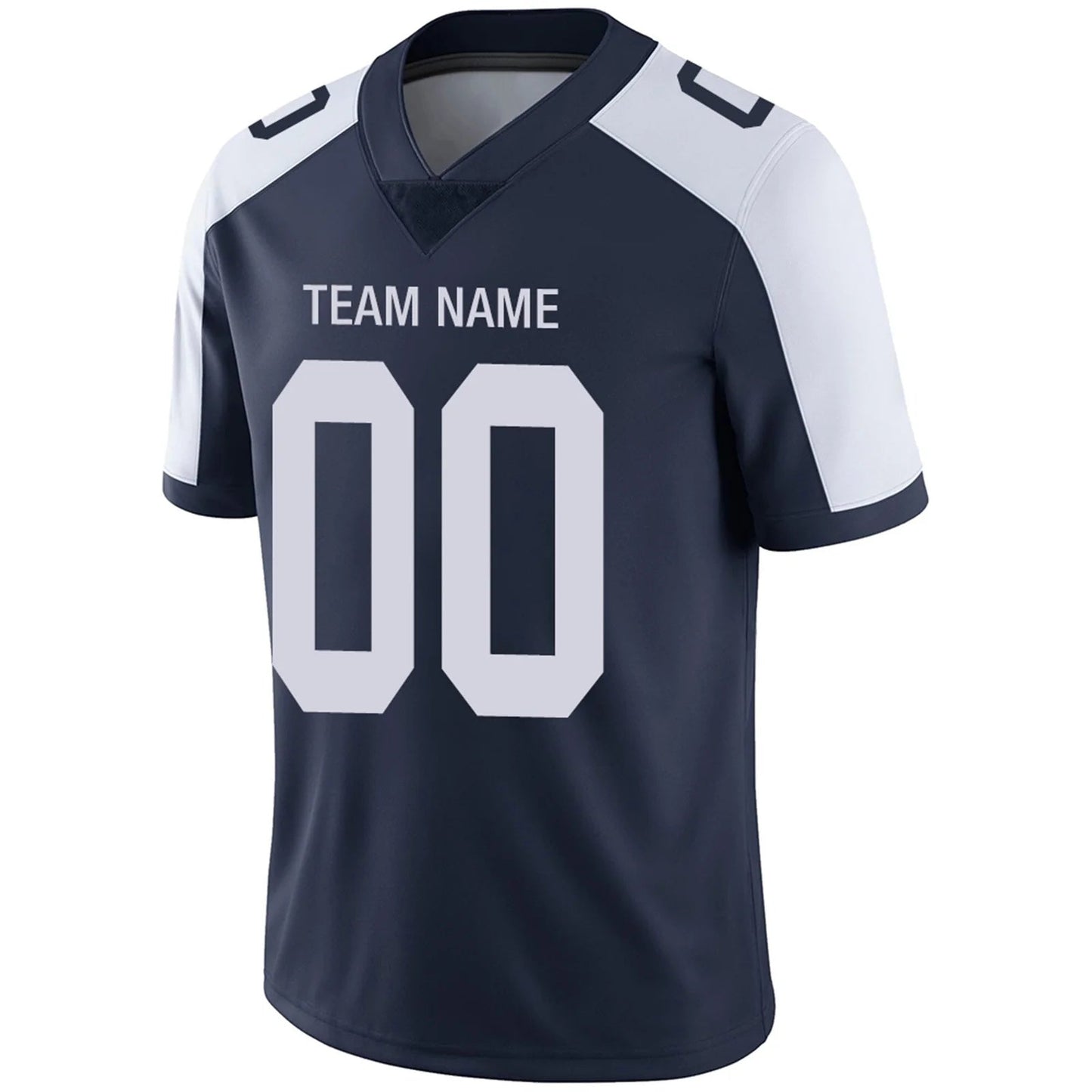 Custom D.Cowboys Navy White Personalized Design Your Own Name and Number for Men Women Youth Footbal Jerseys