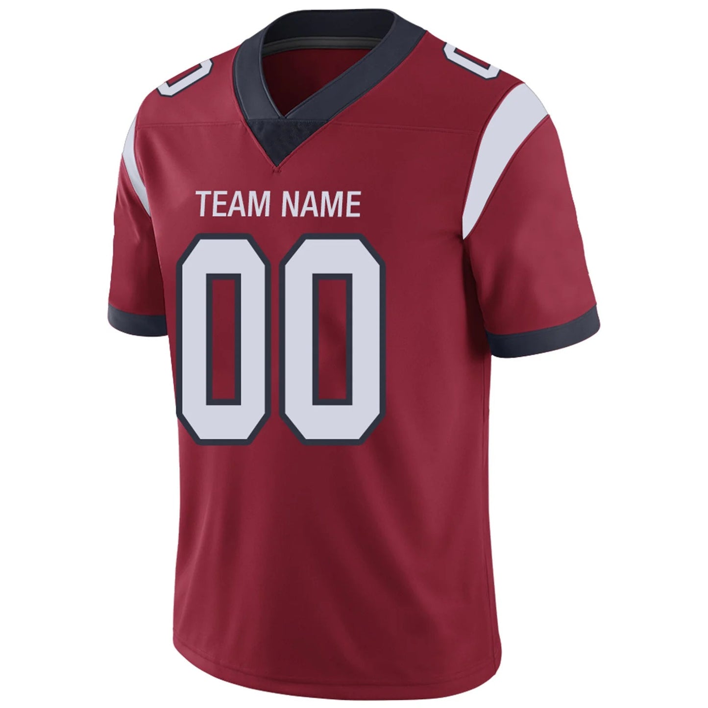 Custom H.Texans Red Personalized Design Your Own Name and Number for Men Women Youth Footbal Jerseys