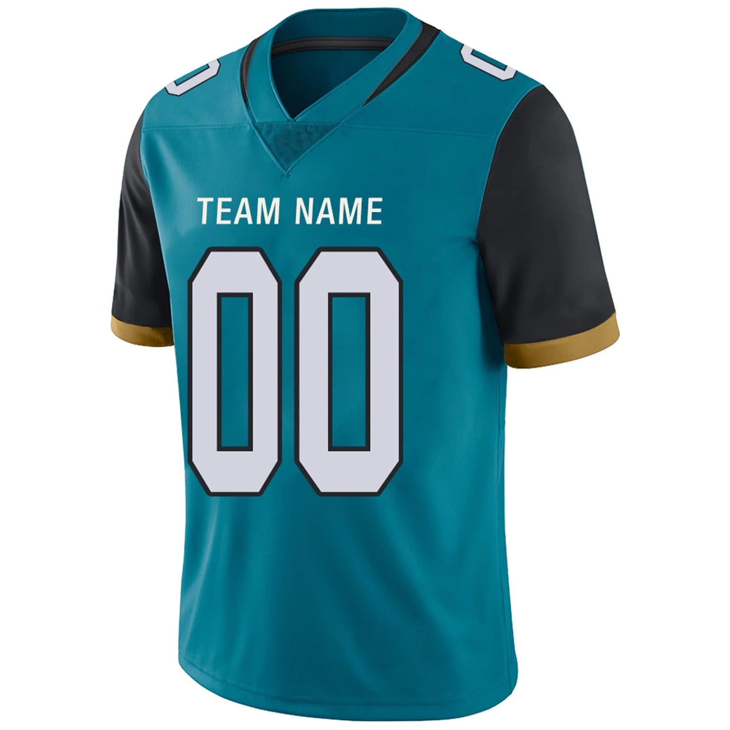 Custom J.Jaguars Teal Personalized Design Your Own Name and Number for Men Women Youth Footbal Jerseys