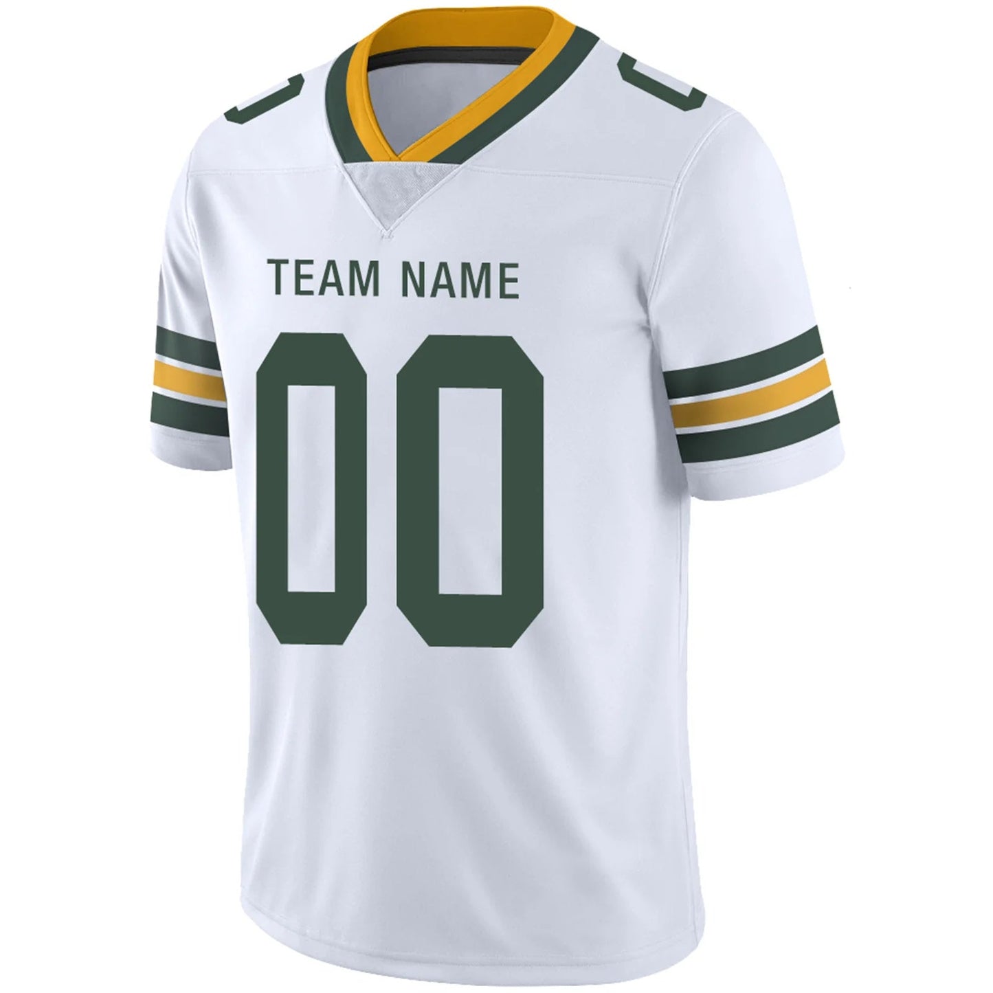 Custom GB.Packers White Personalized Design Your Own Name and Number for Men Women Youth Footbal Jerseys