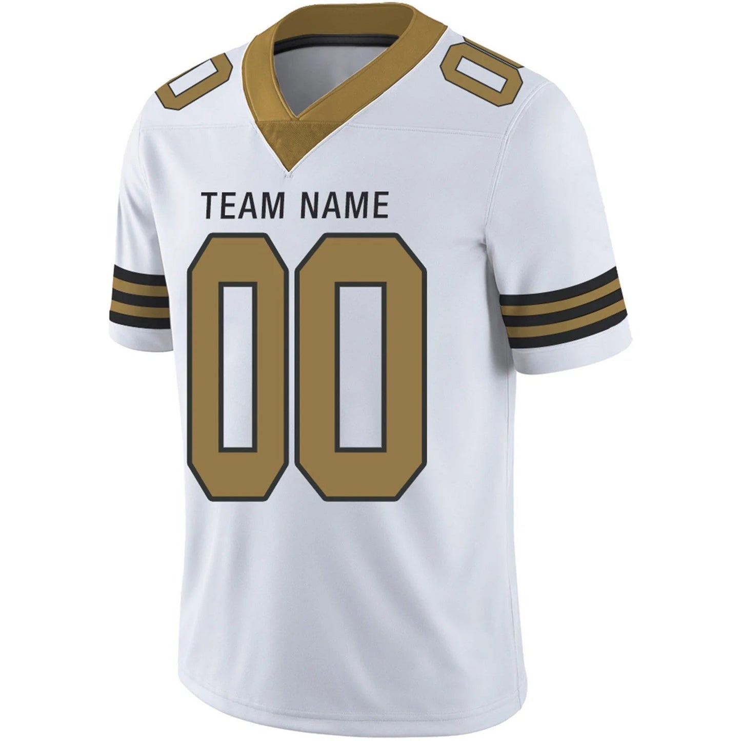 Custom NO.Saints White Personalized Design Your Own Name and Number for Men Women Youth Footbal Jerseys