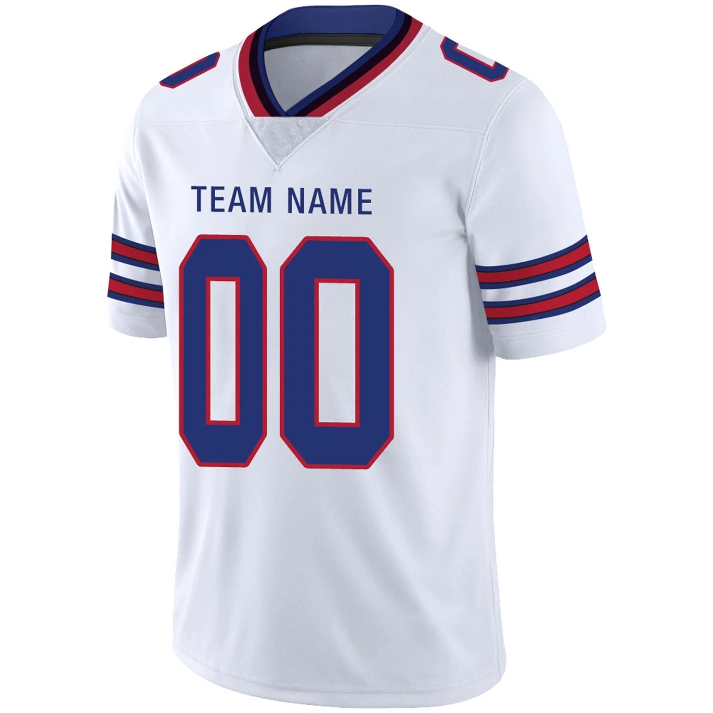 Custom B.Bills White Personalized Design Your Own Name and Number for Men Women Youth Footbal Jerseys