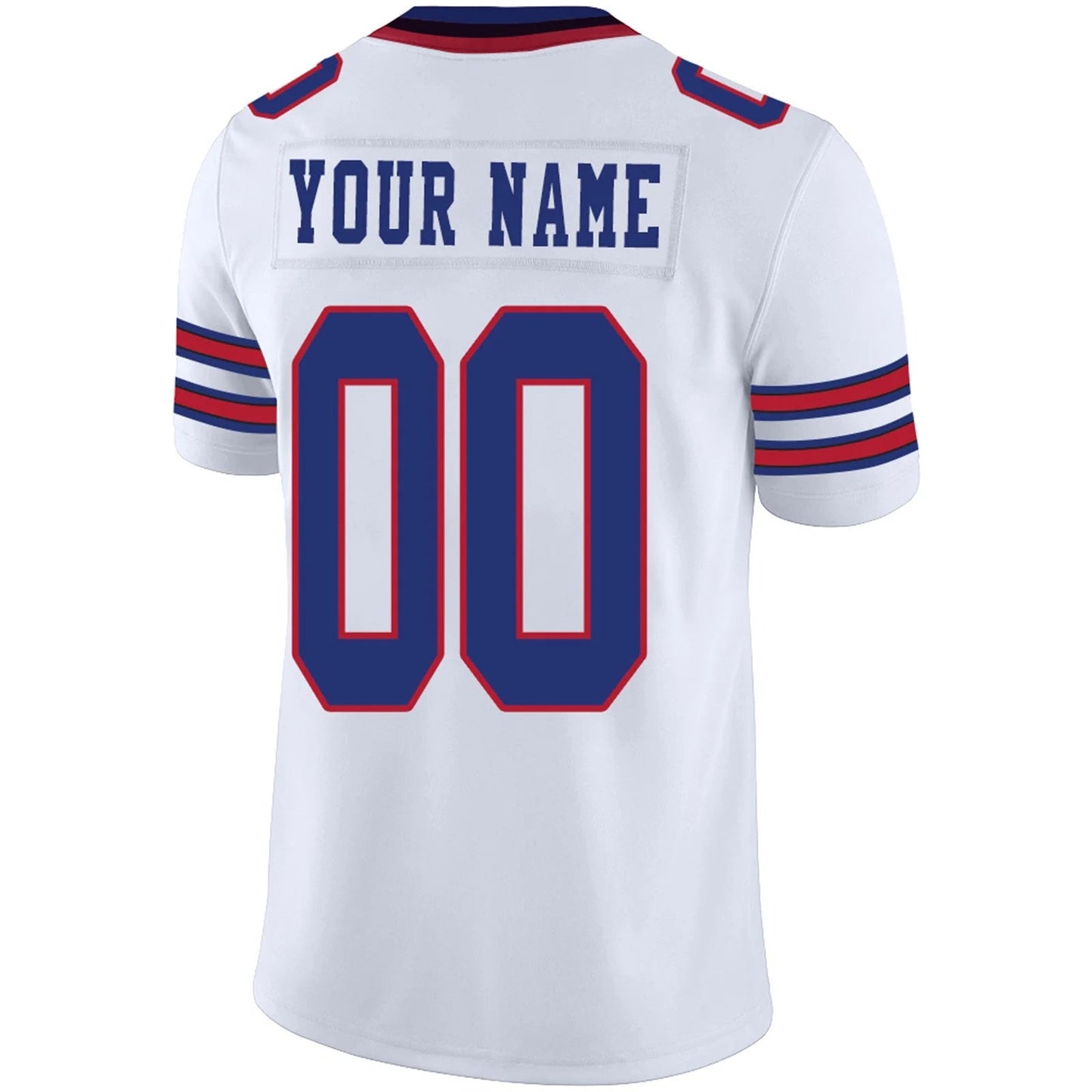Custom B.Bills White Personalized Design Your Own Name and Number for Men Women Youth Footbal Jerseys