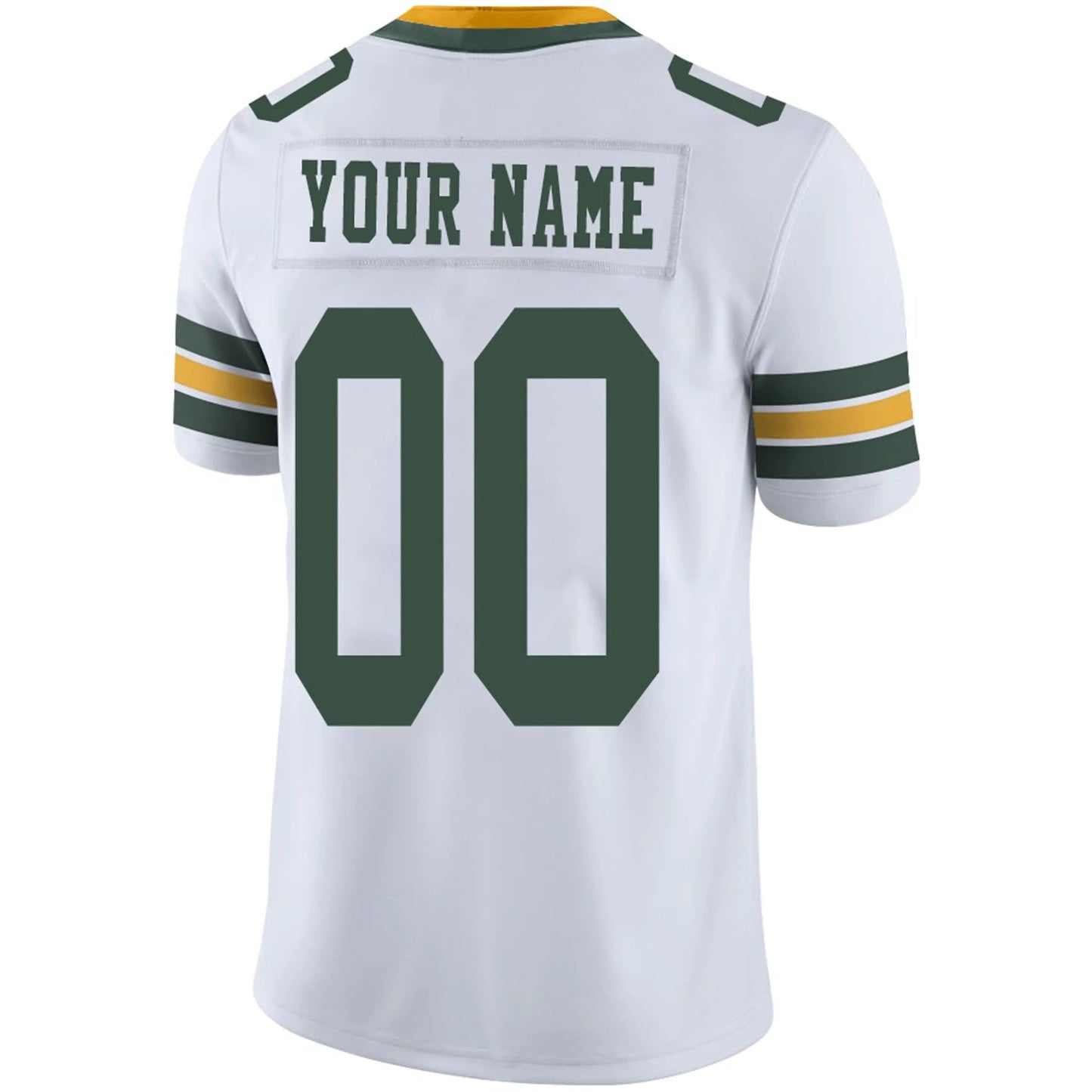 Custom GB.Packers White Personalized Design Your Own Name and Number for Men Women Youth Footbal Jerseys