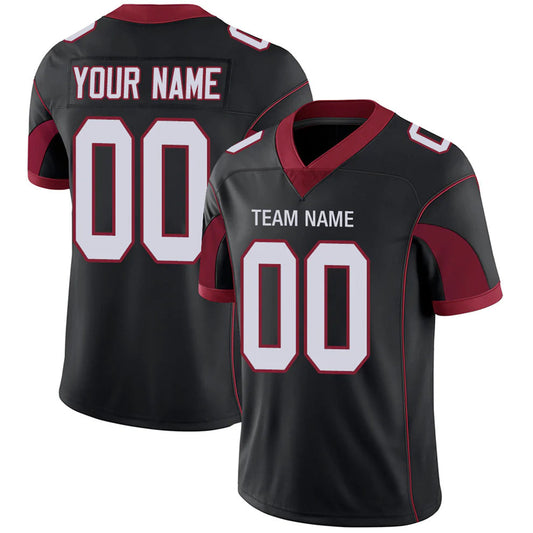 Custom A.Cardinals Black Personalized Design Your Own Name and Number for Men Women Youth Footbal Jerseys
