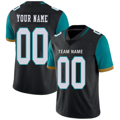 Custom J.Jaguars Black Personalized Design Your Own Name and Number for Men Women Youth Footbal Jerseys