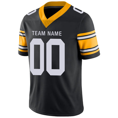 Custom P.Steelers Black Personalized Design Your Own Name and Number for Men Women Youth Footbal Jerseys