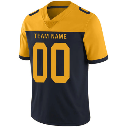 Custom GB.Packers Navy Personalized Design Your Own Name and Number for Men Women Youth Footbal Jerseys