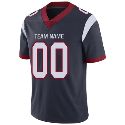 Custom H.Texans Navy Personalized Design Your Own Name and Number for Men Women Youth Footbal Jerseys