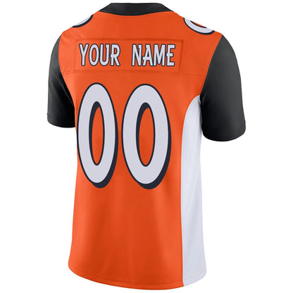 Custom C.Bengals Orange Personalized Design Your Own Name and Number for Men Women Youth Footbal Jerseys