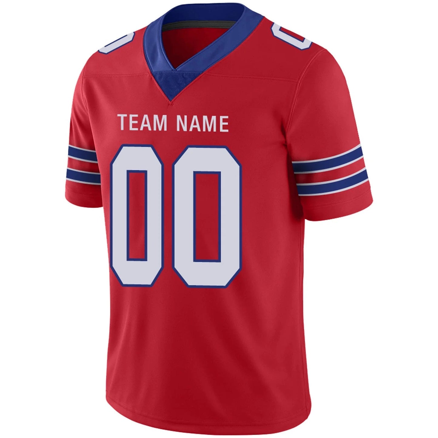 Custom B.Bills Red Personalized Design Your Own Name and Number for Men Women Youth Footbal Jerseys