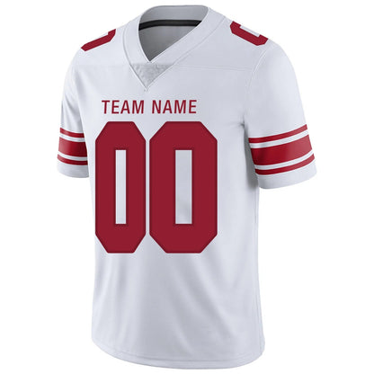 Custom NY.Giants Red Personalized Design Your Own Name and Number for Men Women Youth Footbal Jerseys