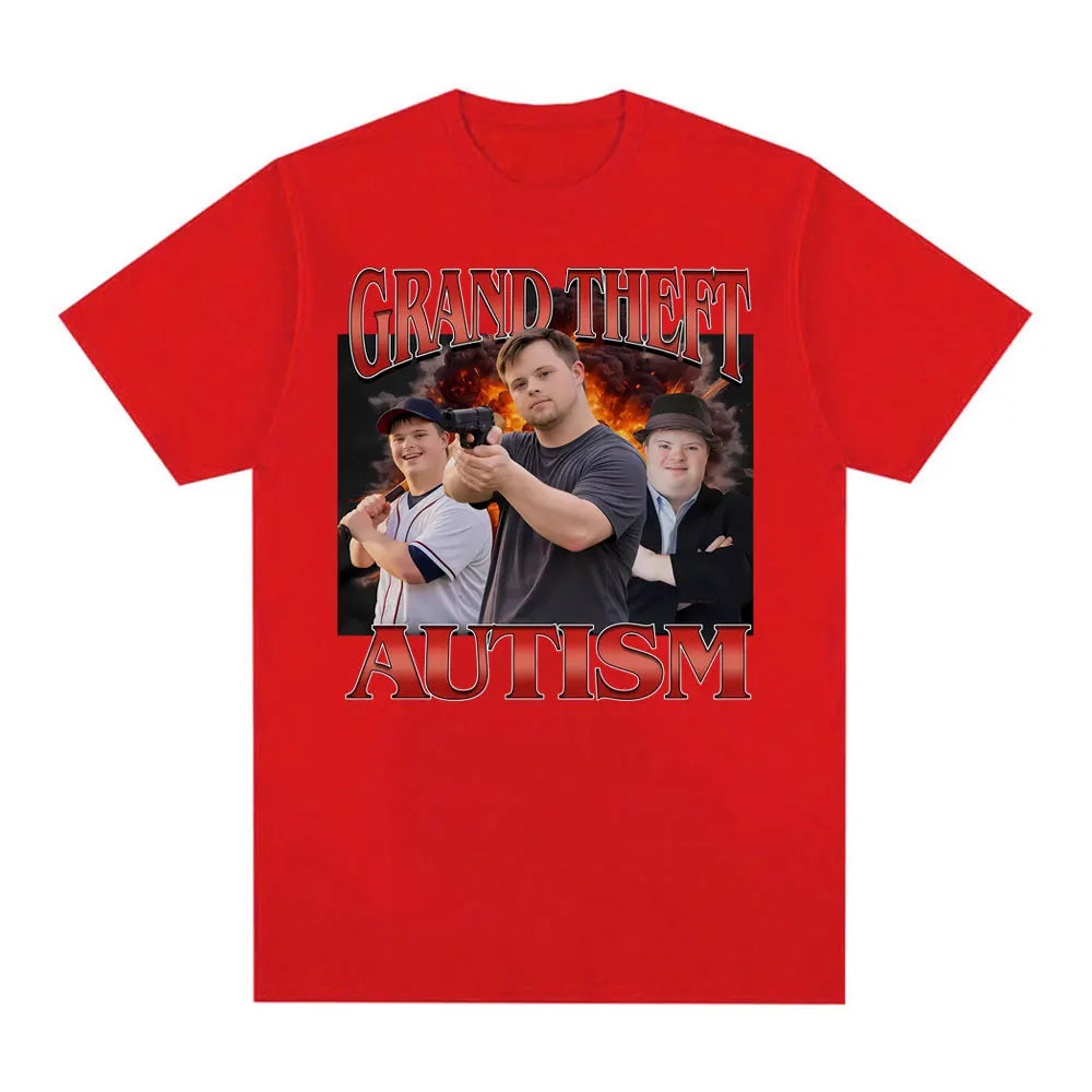 Brainrot Cringe Meme Graphic T-shirt Men Women Vintage High Street T Shirts 100% Cotton Oversized O-Neck Crewneck Casual T Shirt