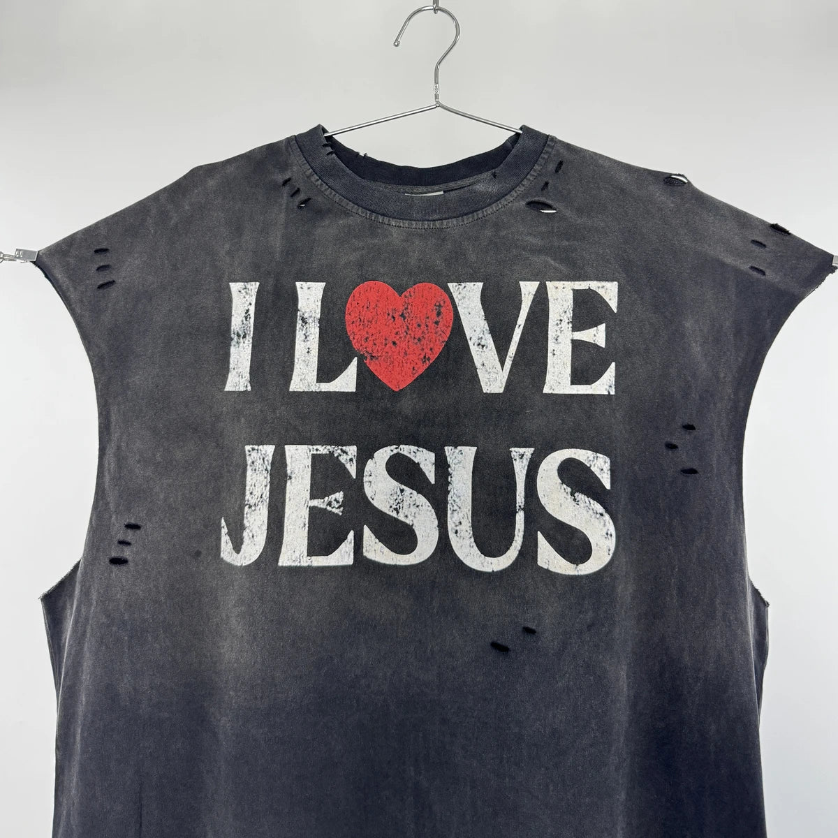 Yao Fashion Retro Vintage 100% Cotton Vest Streetwear Oversize Tops Men Clothing Simple Letter Graphics Print T Shirt For Men