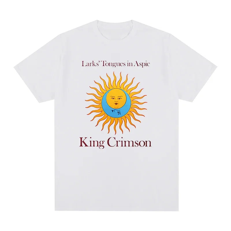 King Crimson Rock Music Printed Graphic Band T-shirt Cotton Men T Shirt New TEE TSHIRT Womens Tops