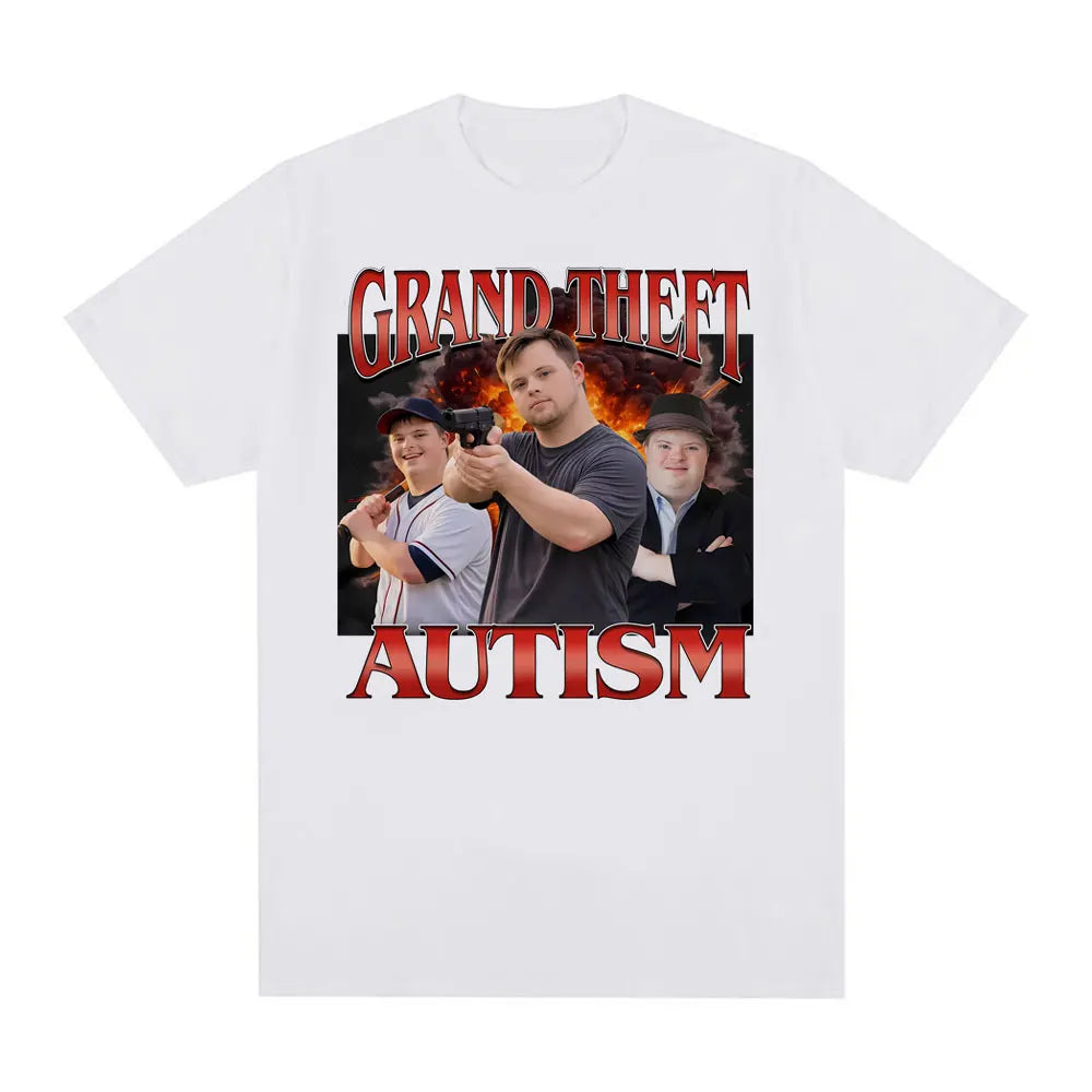 Brainrot Cringe Meme Graphic T-shirt Men Women Vintage High Street T Shirts 100% Cotton Oversized O-Neck Crewneck Casual T Shirt