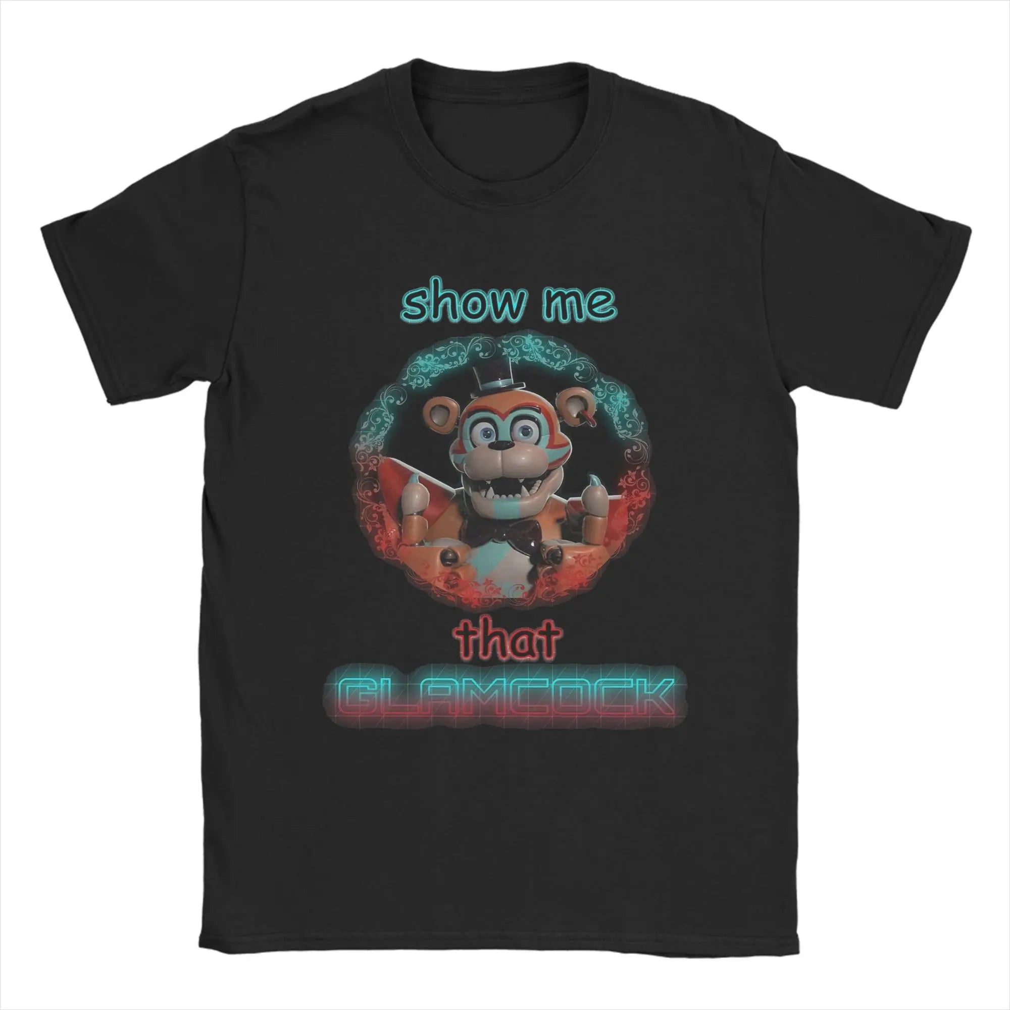 Men Springtrap FNAF At Freddys T Shirts Summer 100% Cotton Clothing Vintage Short Sleeve Crew Neck Tee Shirt Oversized T-Shirt