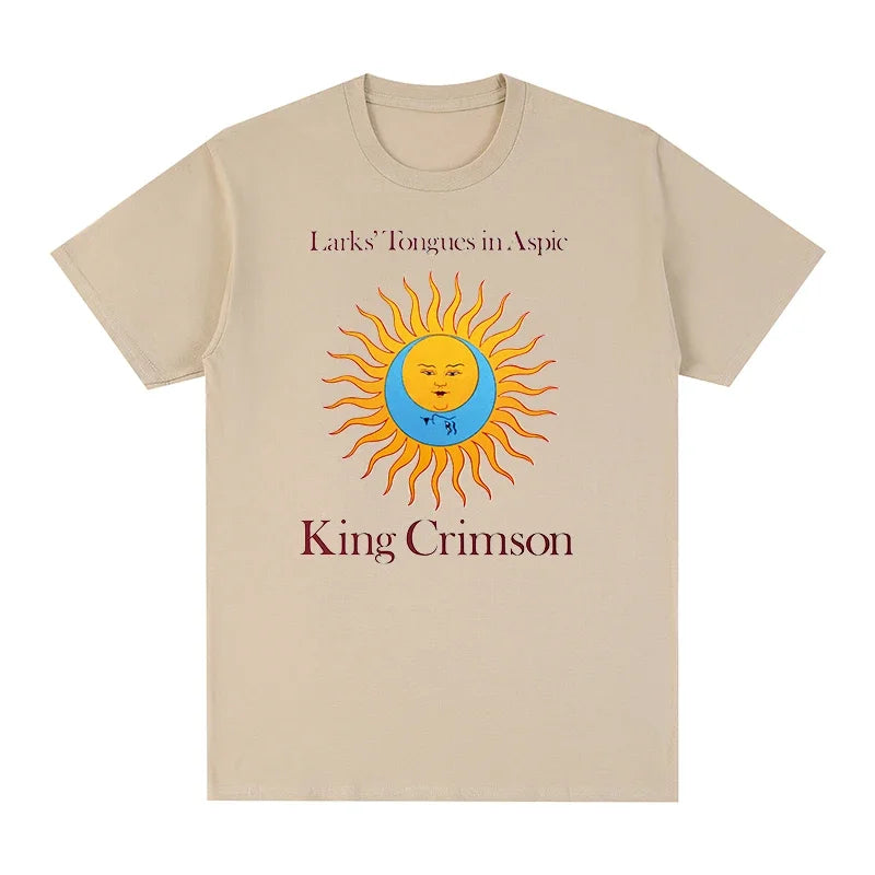 King Crimson Rock Music Printed Graphic Band T-shirt Cotton Men T Shirt New TEE TSHIRT Womens Tops