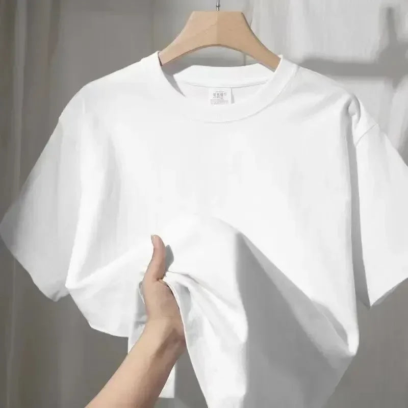 Snoopy Cartoon Anime Women T-shirt Summer Short Sleeve White 100% Cotton Men Tee Shirts Tops 2025 New Fashion Couple Clothing