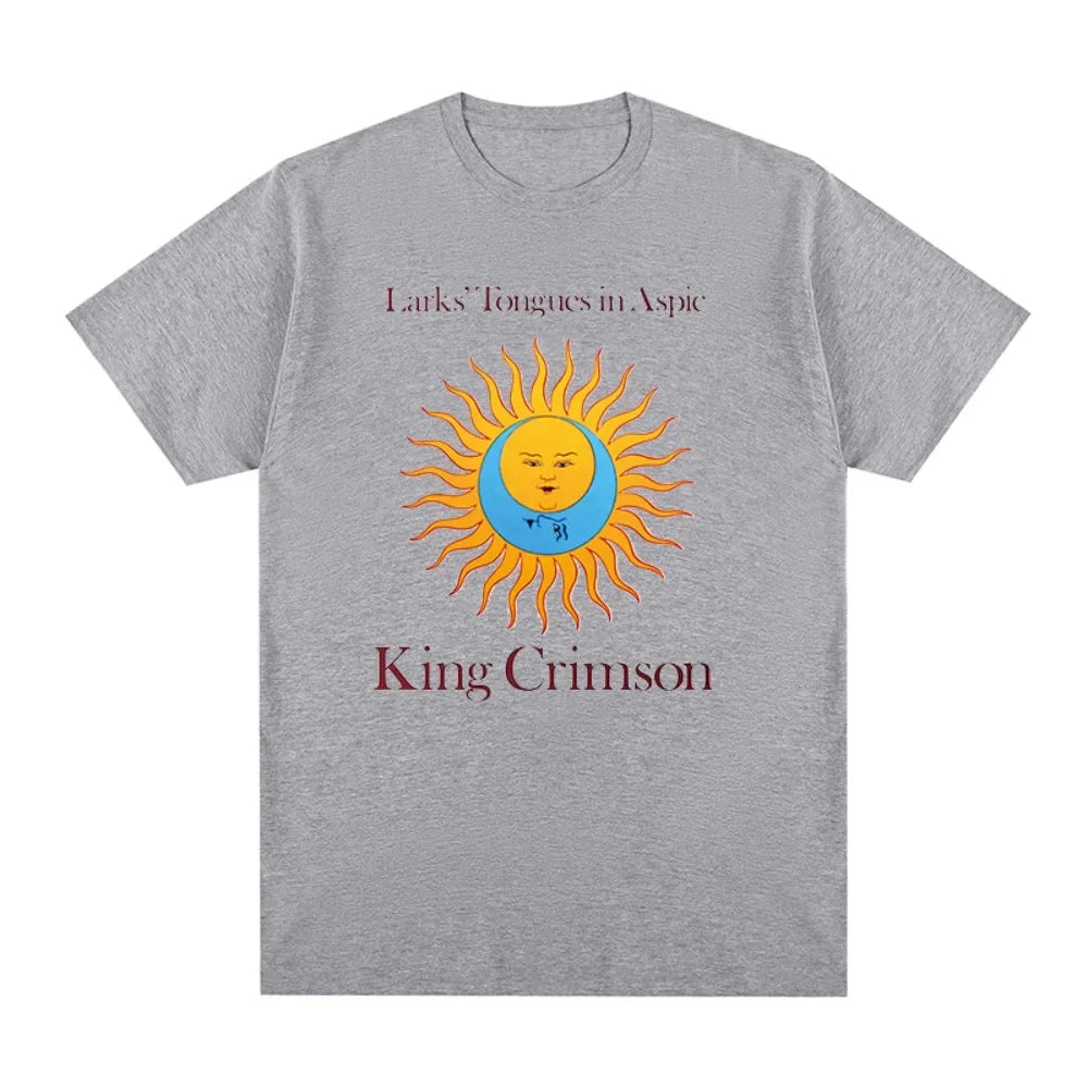 King Crimson Rock Music Printed Graphic Band T-shirt Cotton Men T Shirt New TEE TSHIRT Womens Tops