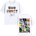 Rapper Bad Bunny's 2025 tour album printed T-shirt for men, casual and fashionable 100% cotton short-sleeved