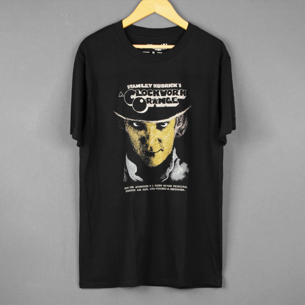 A Clockwork Orange T-Shirt Stanley Kubrick Trainspotting Thelma Louise Movie Retro Cotton Long Sleeves Washed Print Tee Shirt