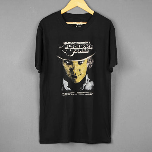 A Clockwork Orange T-Shirt Stanley Kubrick Trainspotting Thelma Louise Movie Retro Cotton Long Sleeves Washed Print Tee Shirt