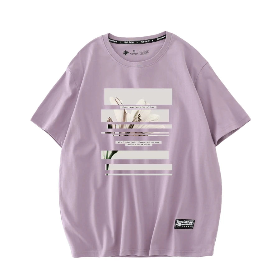 WAVLATII Women New Art Printed T Shirts Female Black 100% Cotton Casual Tees Lady Pink Short Sleeve Tops for Summer WT2226