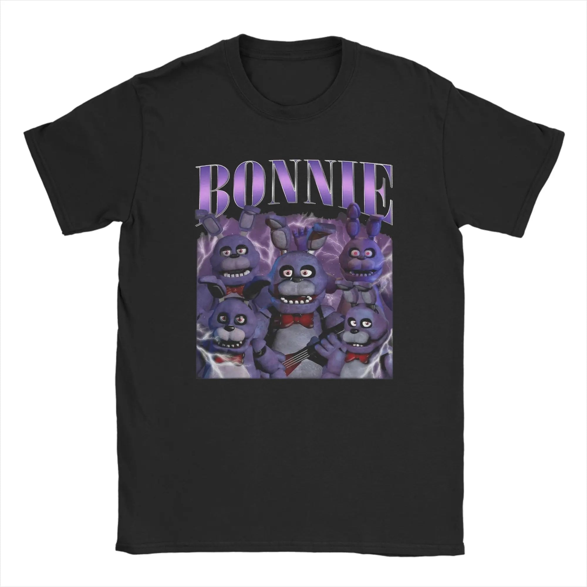 Men Springtrap FNAF At Freddys T Shirts Summer 100% Cotton Clothing Vintage Short Sleeve Crew Neck Tee Shirt Oversized T-Shirt