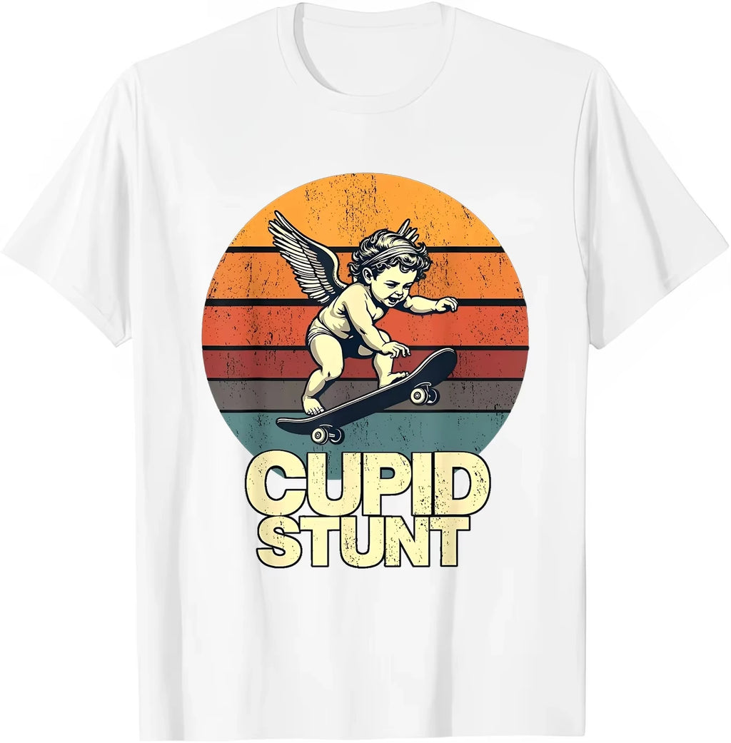 The Latest Men's Pure Cotton T-shirt From Cupid in 2025 Is Comfortable High Quality. It Is Suitable for Beach Travel Parties