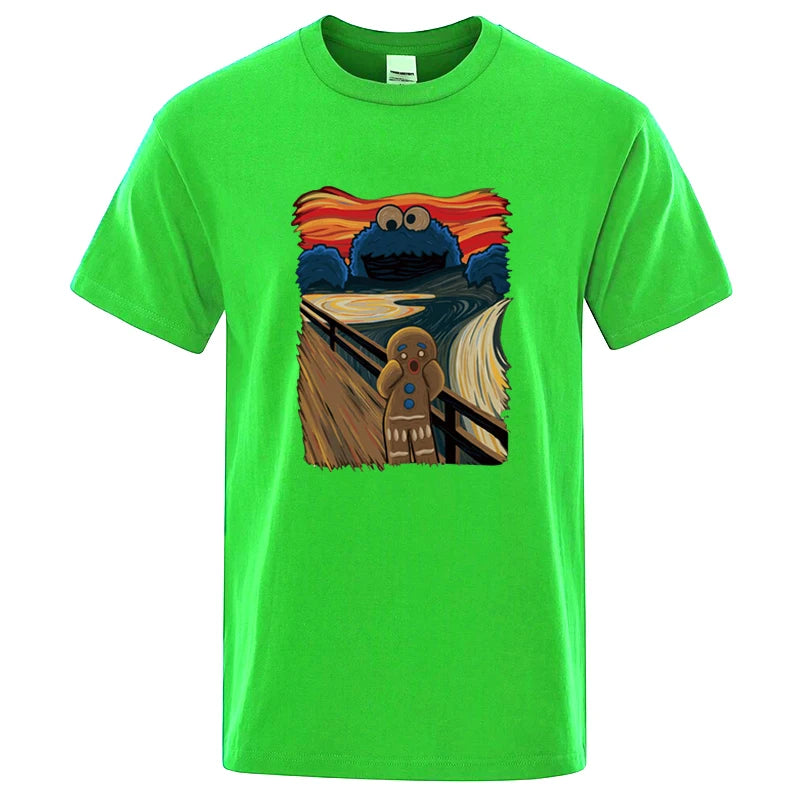Summer Men's High Quality T-shirt 100% Cotton Short Sleeve Print Casual Loose Men T Shirt O-neck Male T-shirt Male Tees  for Men