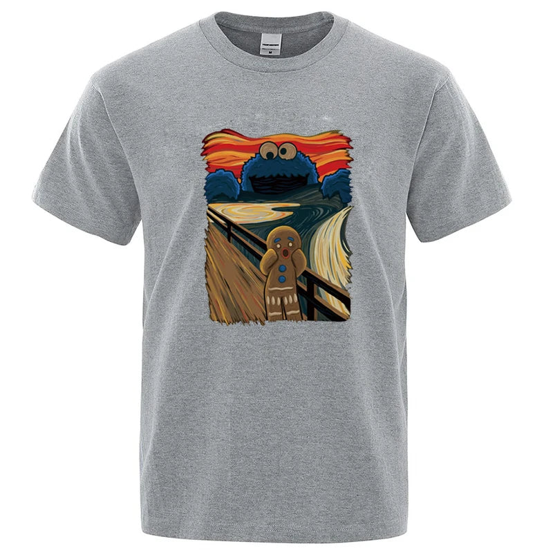 Summer Men's High Quality T-shirt 100% Cotton Short Sleeve Print Casual Loose Men T Shirt O-neck Male T-shirt Male Tees  for Men