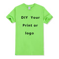 Diy Custom T Shirt Make Your Design Logo Text Men Women Print Original Design Gifts Tshirt EU Size 100% Cotton