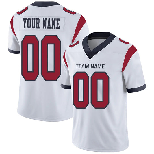 Custom H.Texans White Personalized Design Your Own Name and Number for Men Women Youth Footbal Jerseys