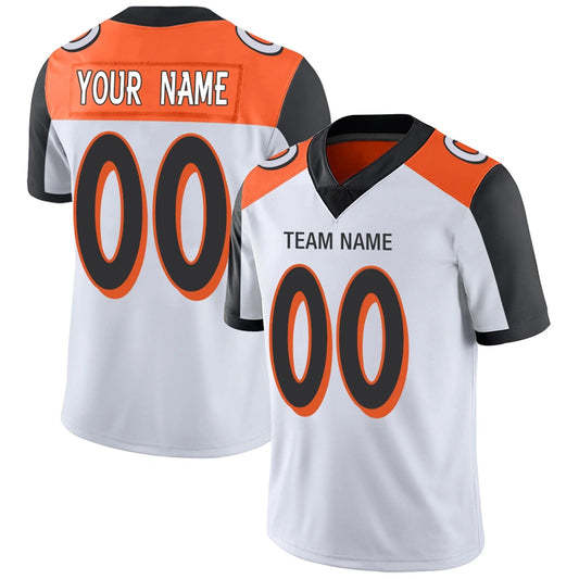 Custom C.Bengals White Personalized Design Your Own Name and Number for Men Women Youth Footbal Jerseys