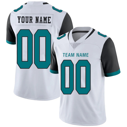 Custom J.Jaguars White Personalized Design Your Own Name and Number for Men Women Youth Footbal Jerseys