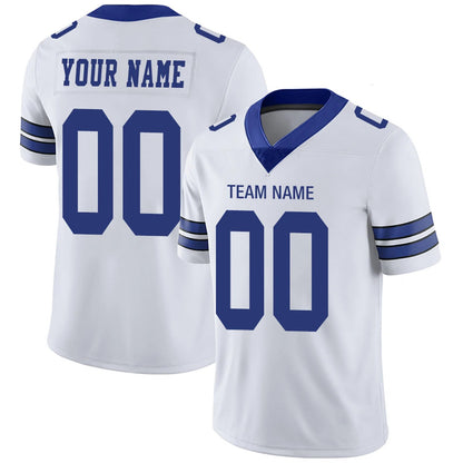 Custom D.Cowboys White Personalized Design Your Own Name and Number for Men Women Youth Footbal Jerseys